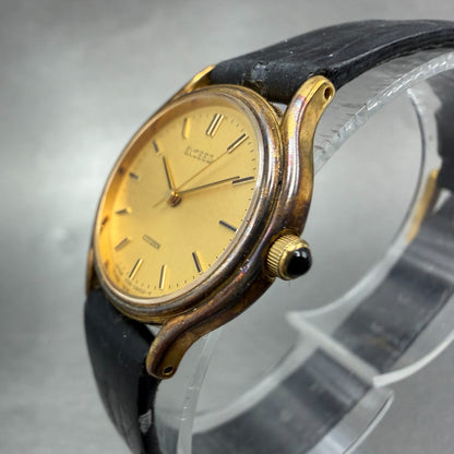 Citizen Exceed Watch Women 23mm Champagne Dial Gold Tone 3330-C80398 New Battery2