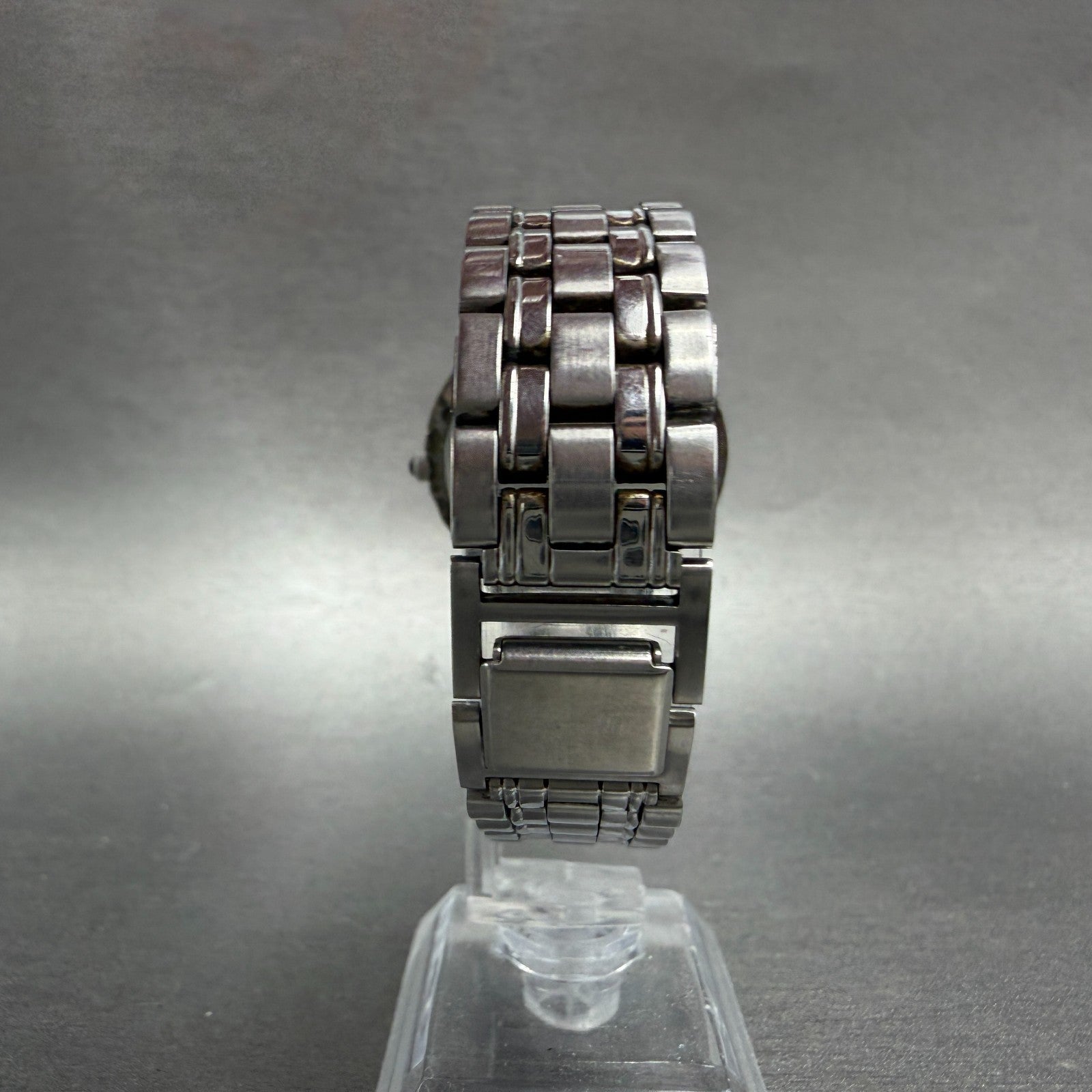 Seiko Watch Men 35mm White Dial Silver Tone Round V701-7A60 New Battery Vintage7