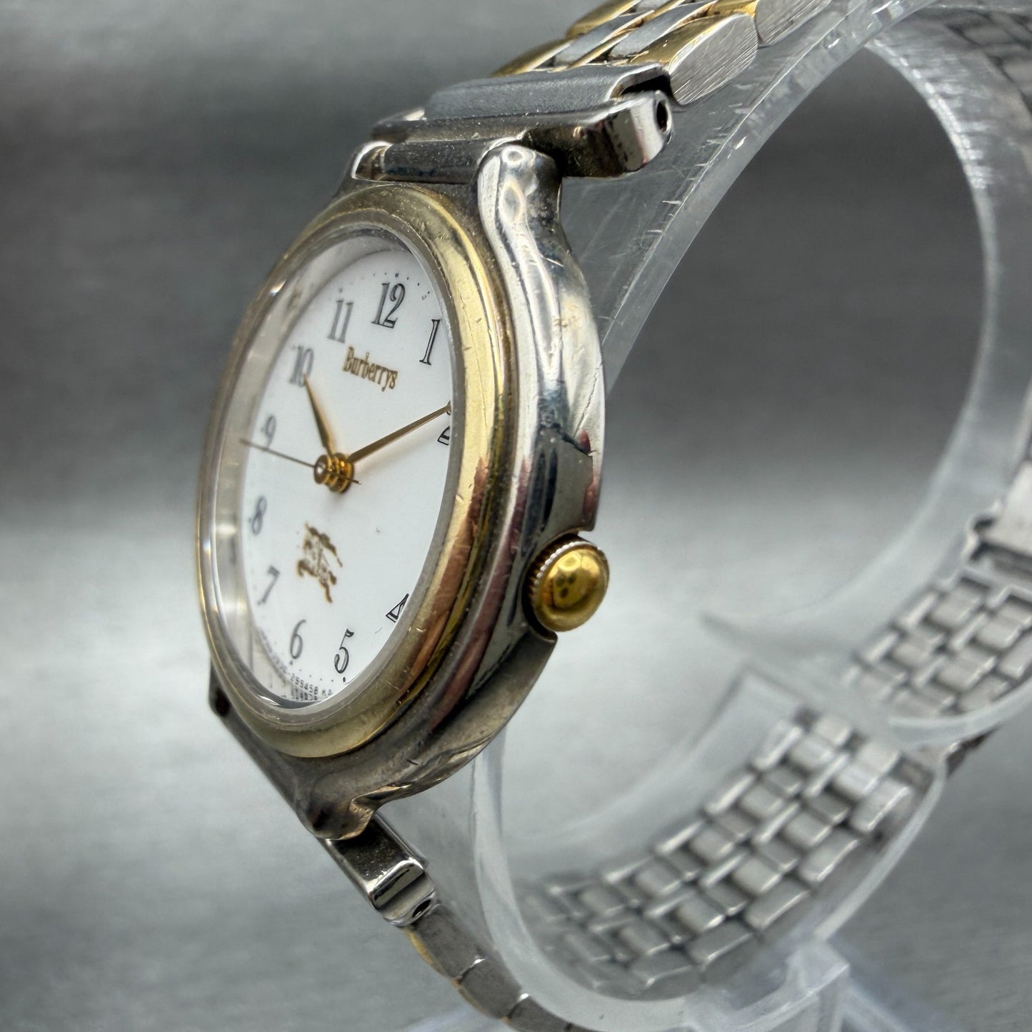 Burberry Watch Women 25mm White Dial Two Tone Round 2930-294386 PARTS3