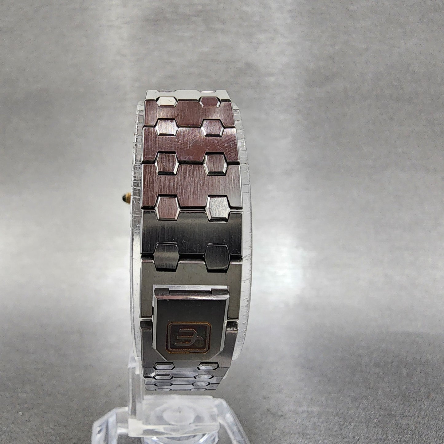 Citizen Exceed Tank Watch Women 22mm Silver Dial Steel Octagon New Battery7