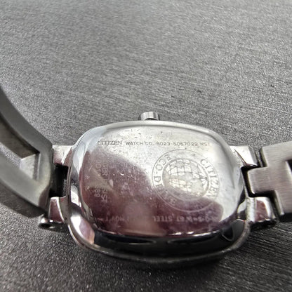 Citizen Eco-Drive Watch Women 18mm MOP Dial Silver Tone B023-S067022 Runs10