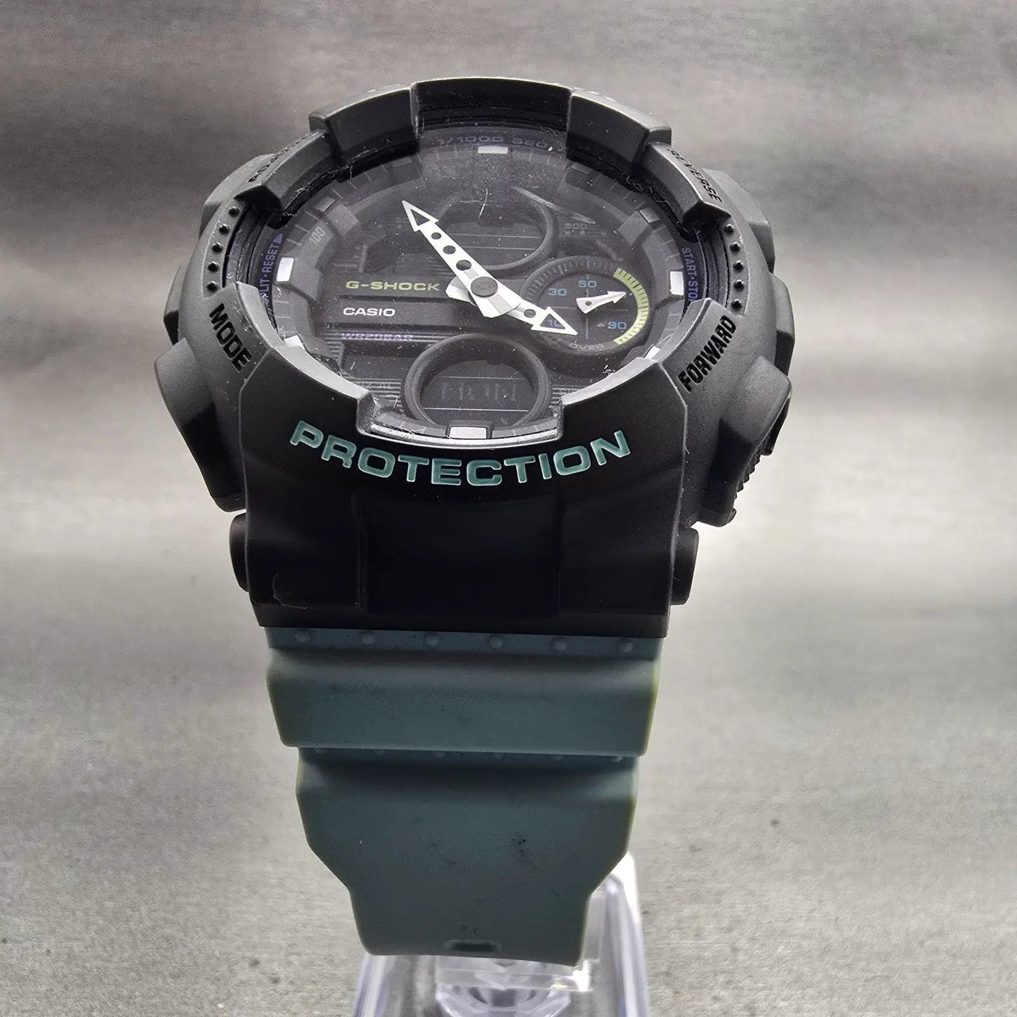 Casio G-Shock GMA-S140 Watch Women 46mm Black Gray Alarm Chronograph New Battery5