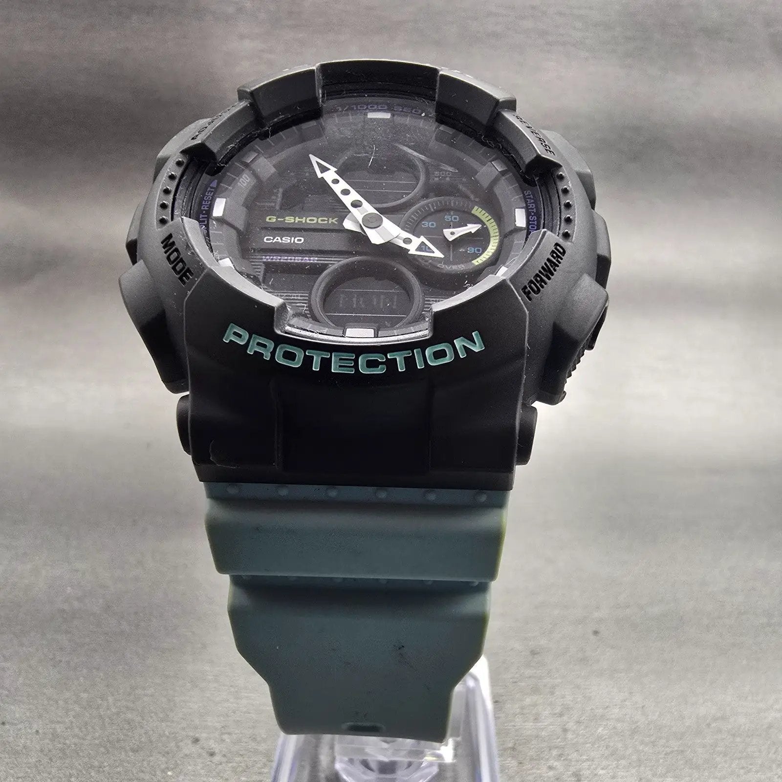 Casio G-Shock GMA-S140 Watch Women 46mm Black Gray Alarm Chronograph New Battery5