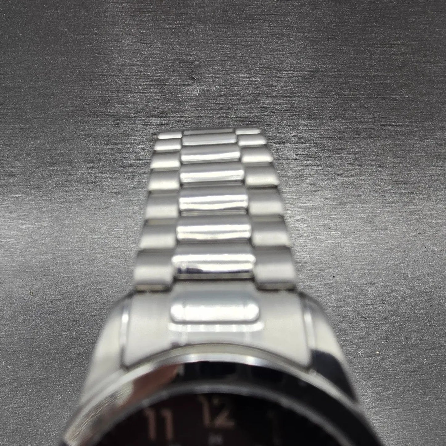 Timex South Street Sport Watch Men 36mm Black Dial Steel Daydate T2M932 New Batt4