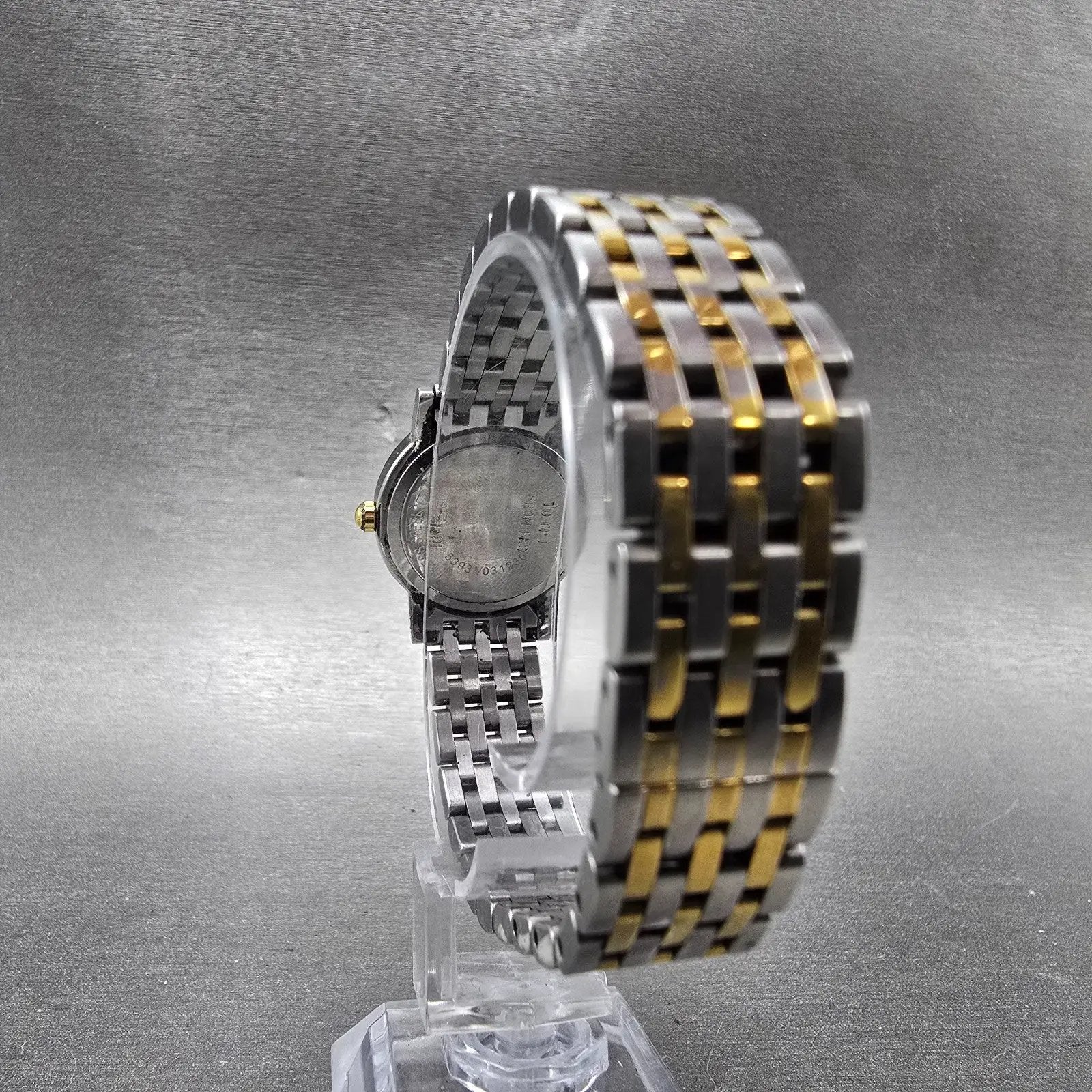 Raymond Weil Toccata Watch Women 25mm White Dial Two Tone Date Round New Batt JK7