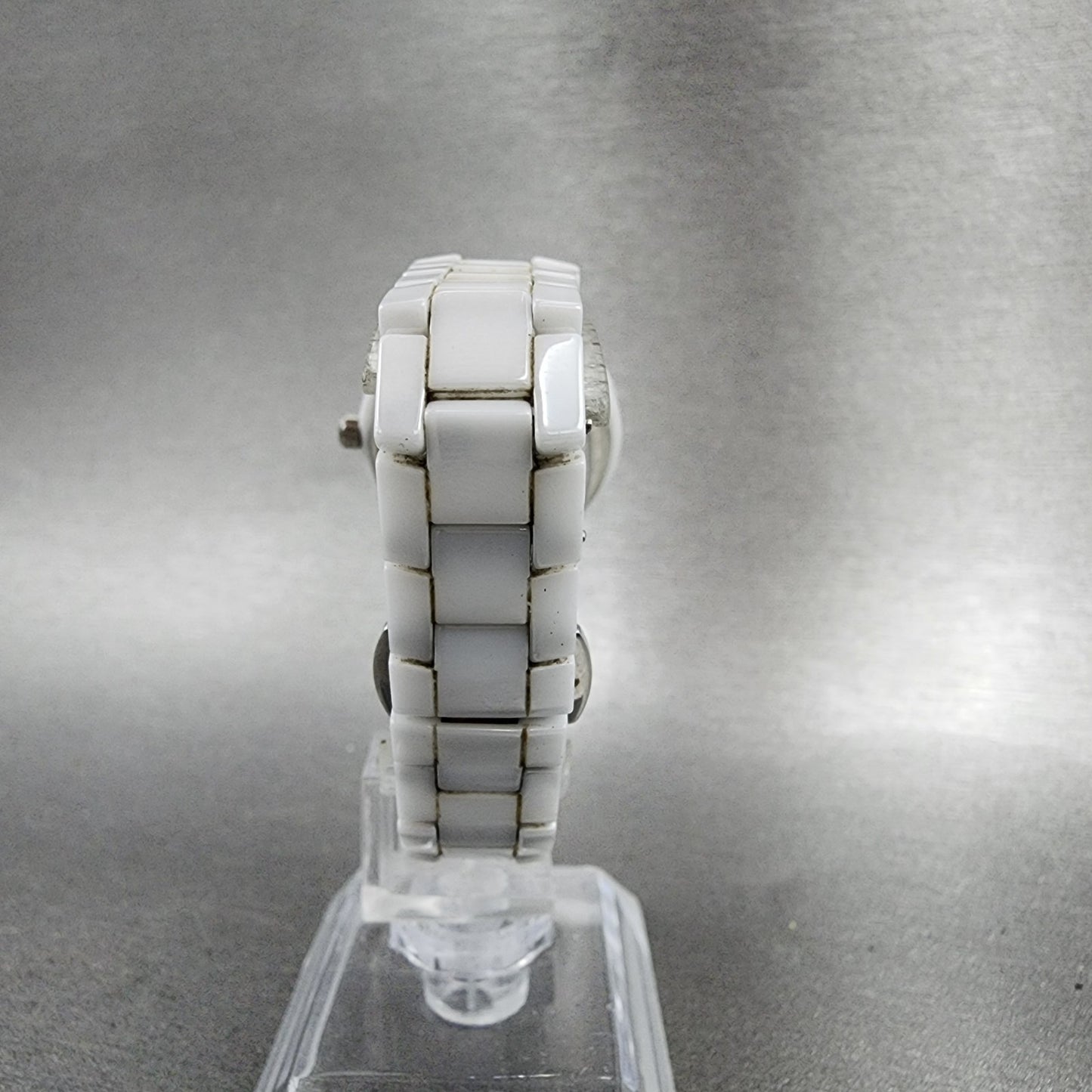 Skagen watch Women 27mm White Dial White Ceramic Round 572SSXWC New Battery7