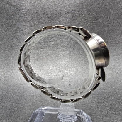 Ecclissi Watch Women 27mm Silver Dial Two Tone Sterling Silver 32250 New Battery9