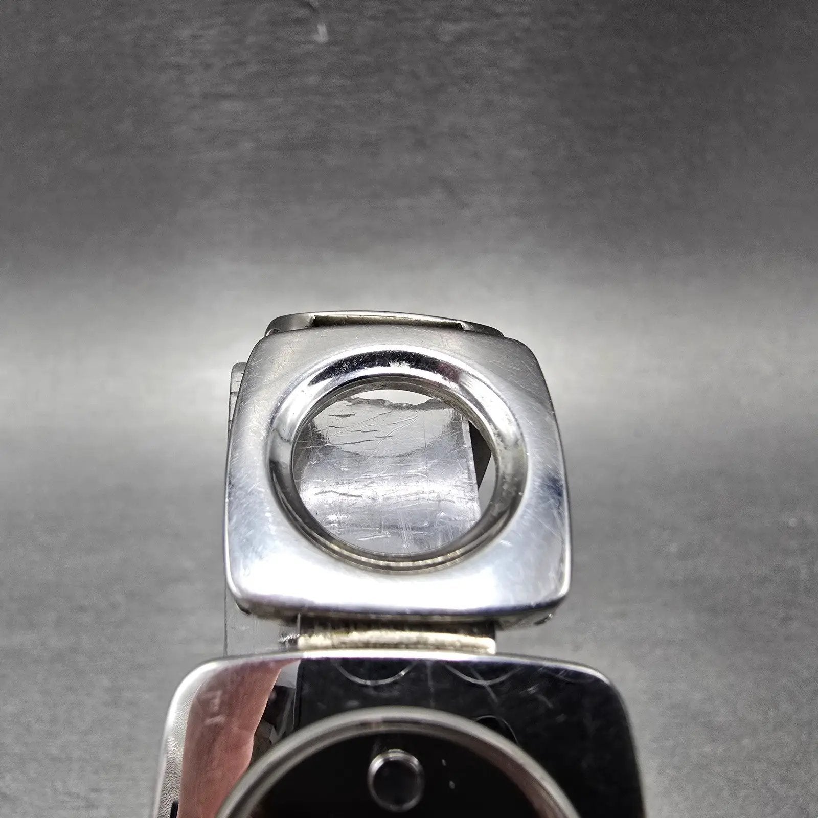 Movado Dolca Watch Women 24mm Silver Dial Silver Tone Square 84 A1 1310 New Batt4