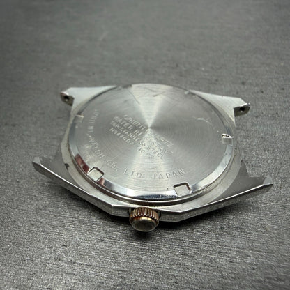 Orient Swimmer Watch Men 32mm Gold Dial Two Tone Date Octagon New Battery VTG10