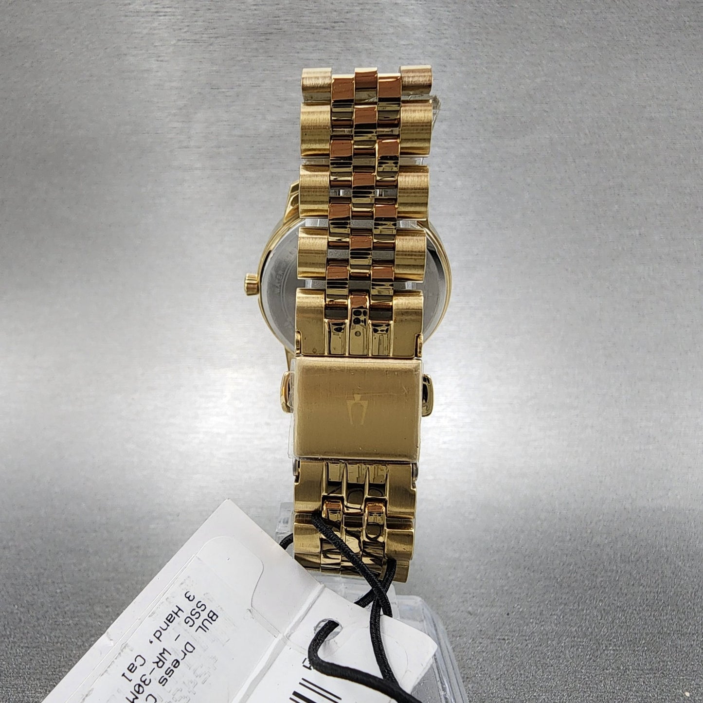 Bulova Watch Women 32mm Cream Dial Gold Tone Date Round 97P155 New Battery8
