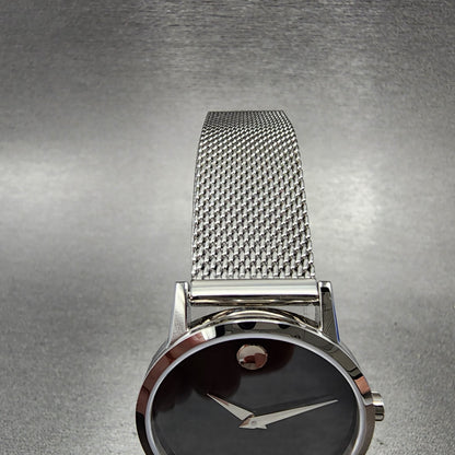 Movado Museum Classic Watch Women 28mm Black Dial Stainless steel Round 0607220