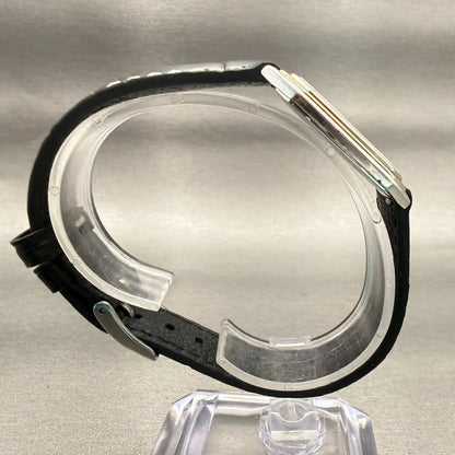 Seiko Dolce Watch Men 29mm Champagne Dial Two Tone Rectangle 6020-5930 New Batt8