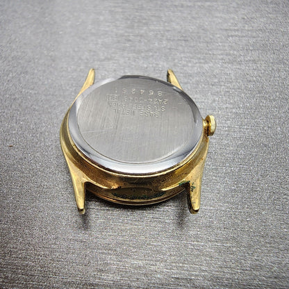 Seiko Moon Phase Watch Women 24mm White Dial Gold Tone Round 2A240048 PARTS10
