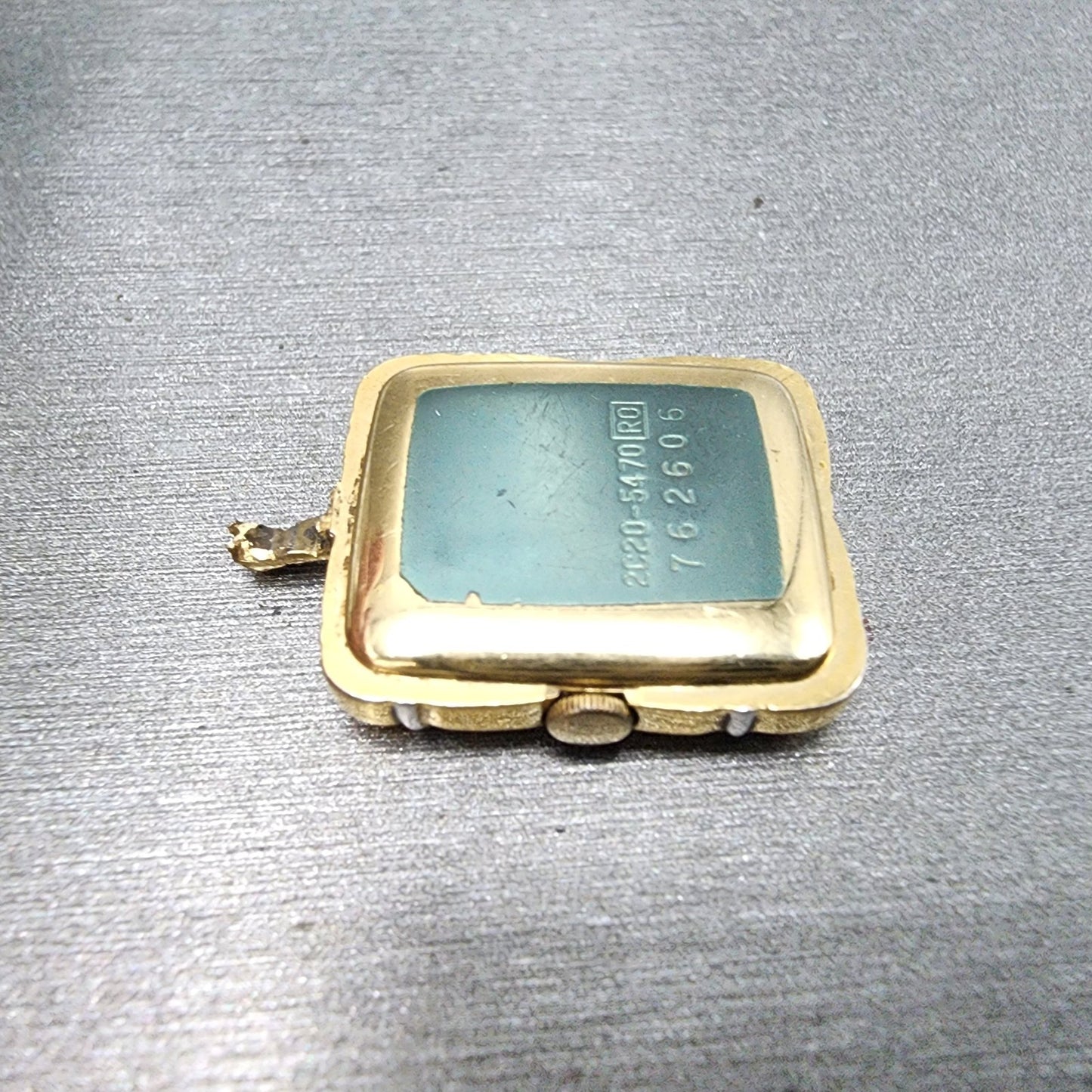 Seiko Pendent Watch Women 18mm Silver Dial Two Tone 2c205470 New Battery READ!!8
