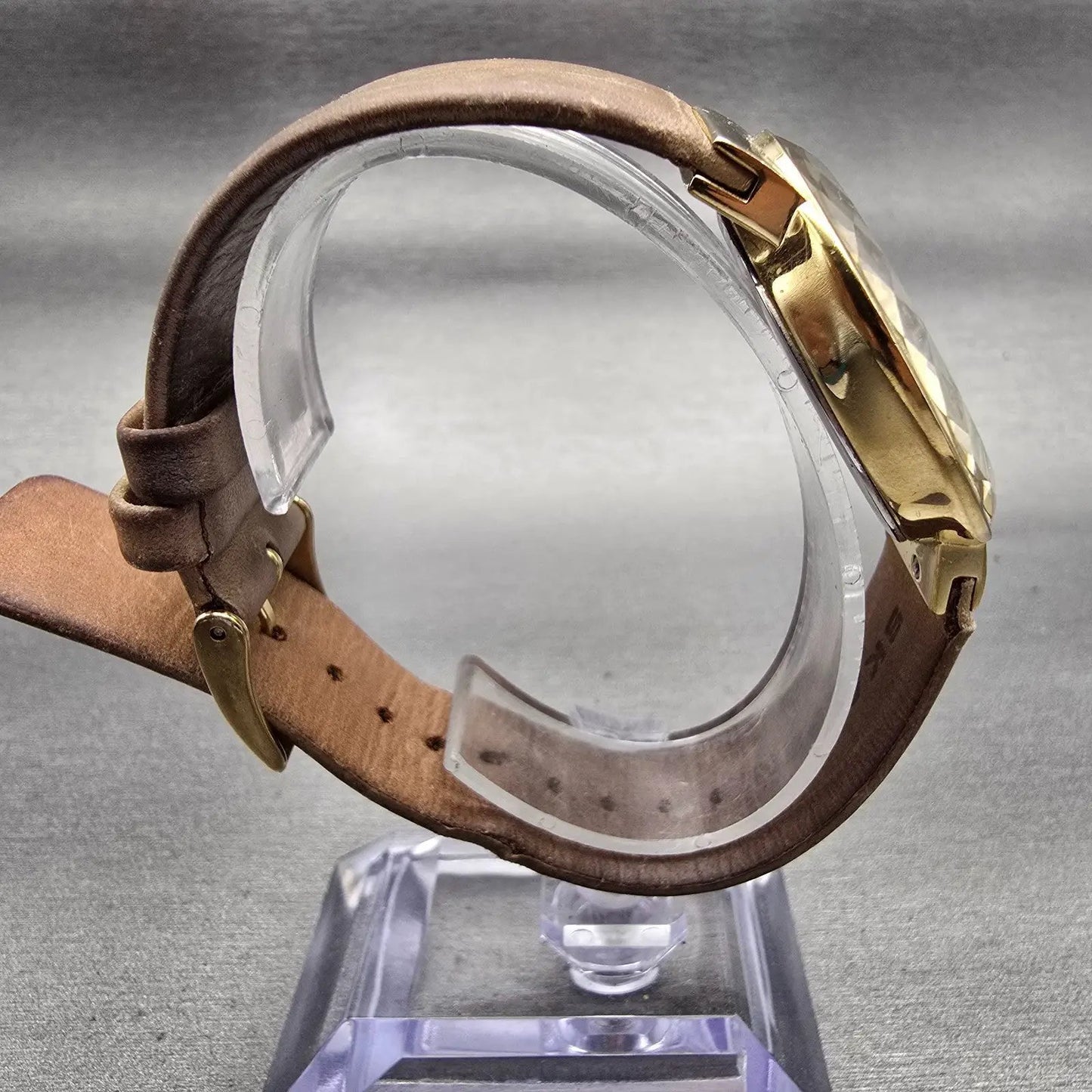 Skagen Watch Women 34mm MOP Dial Gold Tone Date Round SKW2166 New Battery8