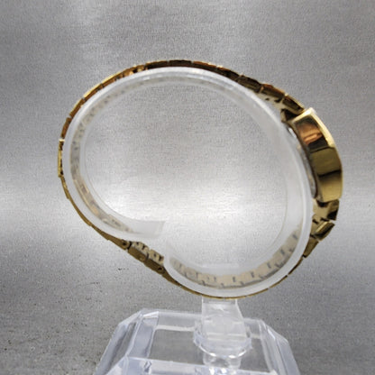 Elgin Watch Women 18mm MOP Dial Gold Tone Oval EG388 New Battery8