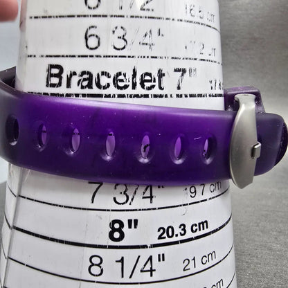 Timex Wrist Rave Watch Kids 37mm Purple Alarm Daydate Oval New Battery VTG12