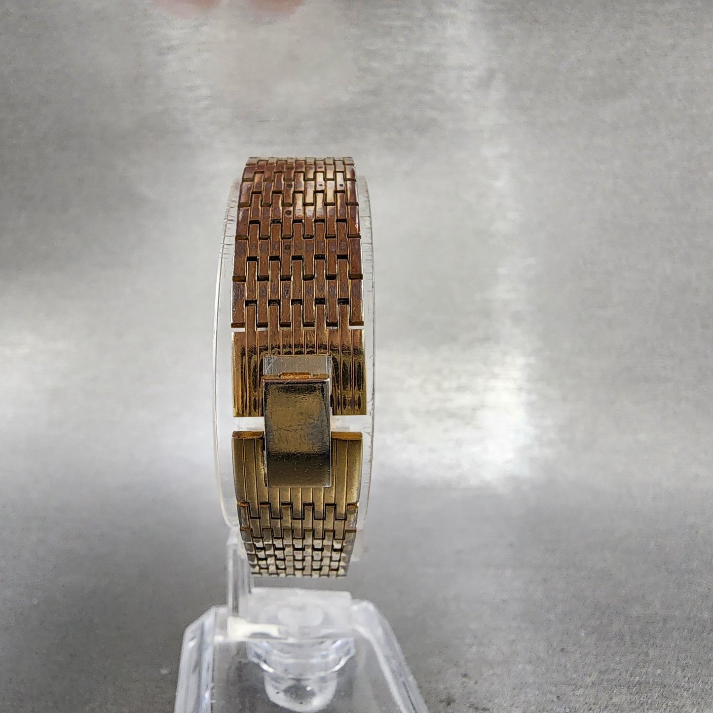 Citizen Tank Watch Women 14mm Champagne Dial Gold Tone 5421S26232 New Battery7