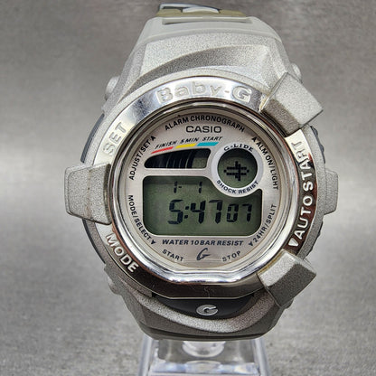 Casio BabyG BGX170 Watch Women 42mm Silver Dial Silver Tone Digital New Batt0