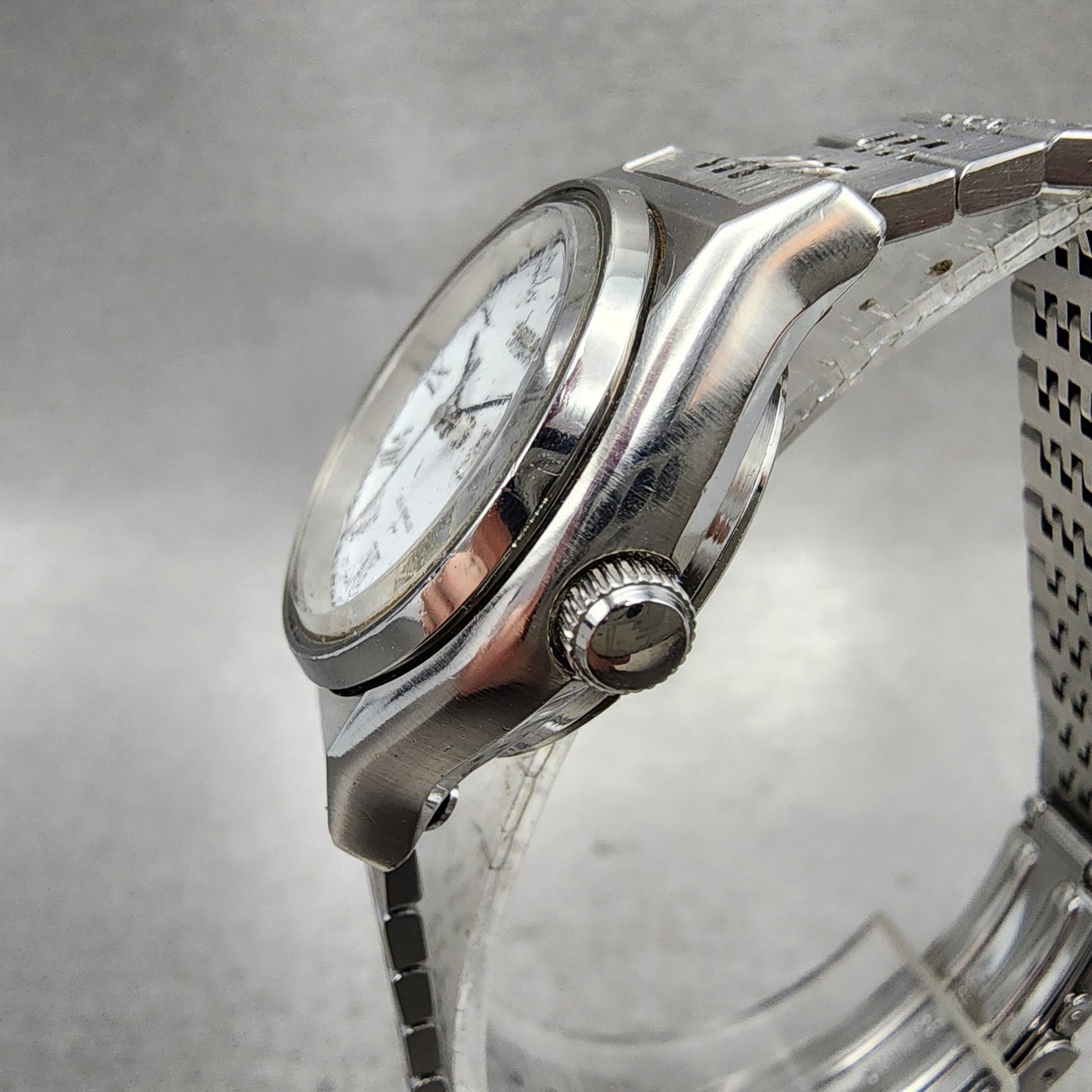 Seiko Automatic Watch Women 27mm White Dial Silver Tone Daydate 24060060 PARTS3