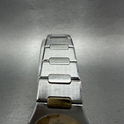 Concord Freedom Watch Women 23mm Gold Dial Steel Date Round 15.57.263 New Batt4