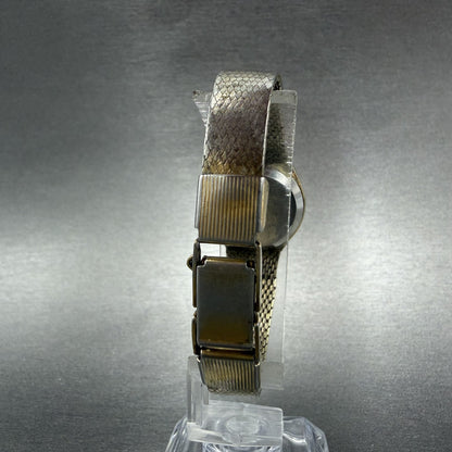 Seiko Watch Women 21mm Champagne Dial Gold Tone Round 43-7019 New Battery7