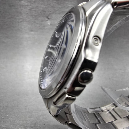 Citizen Eco-Drive Attesa Watch Men 38mm Black Dial Titanium H410-T003788 PARTS!!3