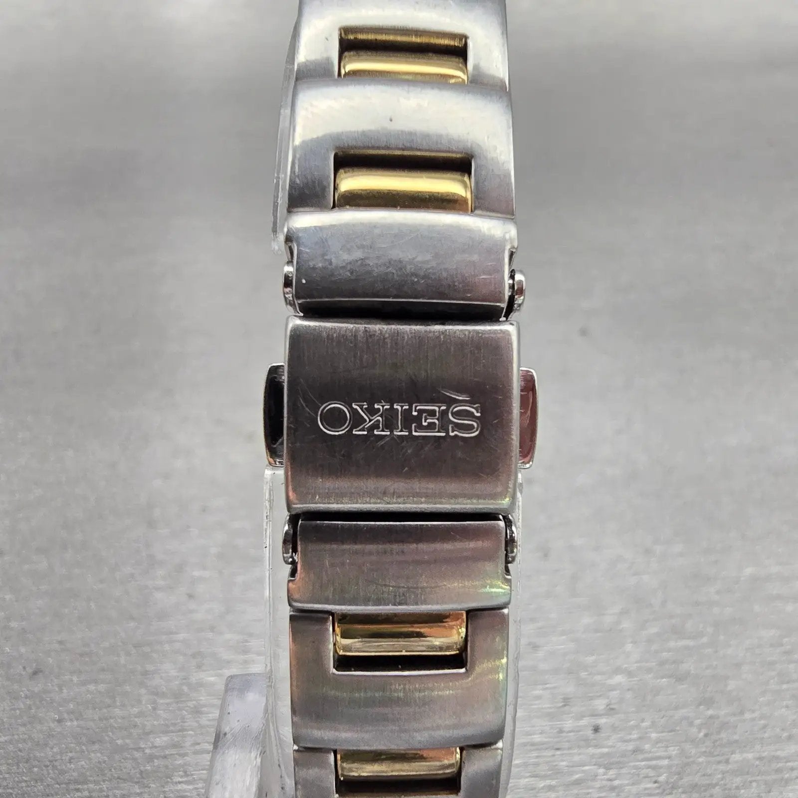 Seiko Watch Women 19mm White Dial Silver Tone Rectangle 1N01-0DA0 New Battery7