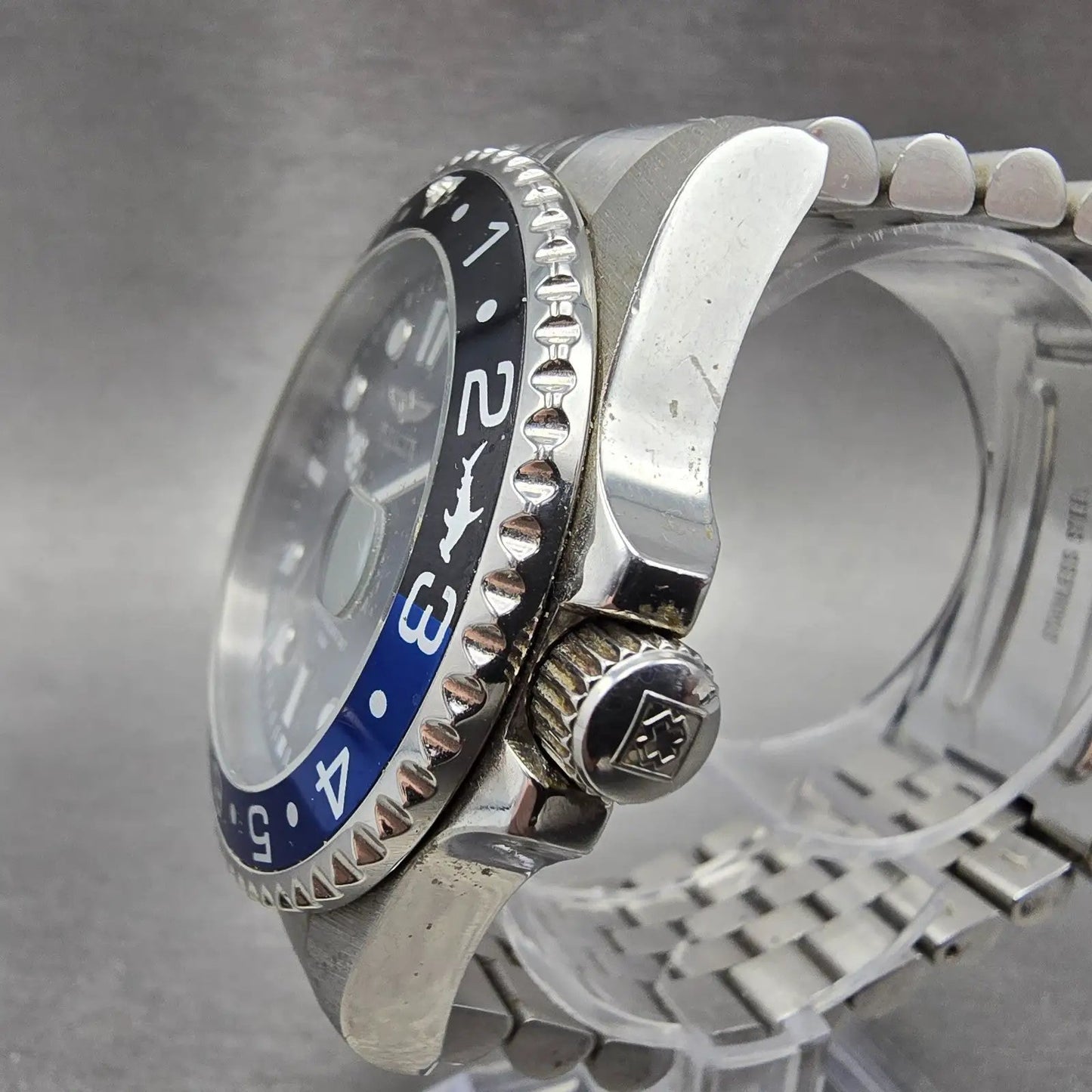Invicta Pro Diver Watch Men 43mm Black Dial Silver Tone Date 30620 New Battery2