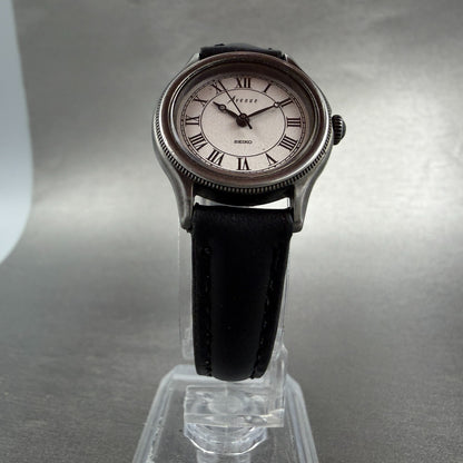 Seiko Avenue Watch Women 24mm Silver Dial Silver Tone Round 1F21-1A00 New Batt5