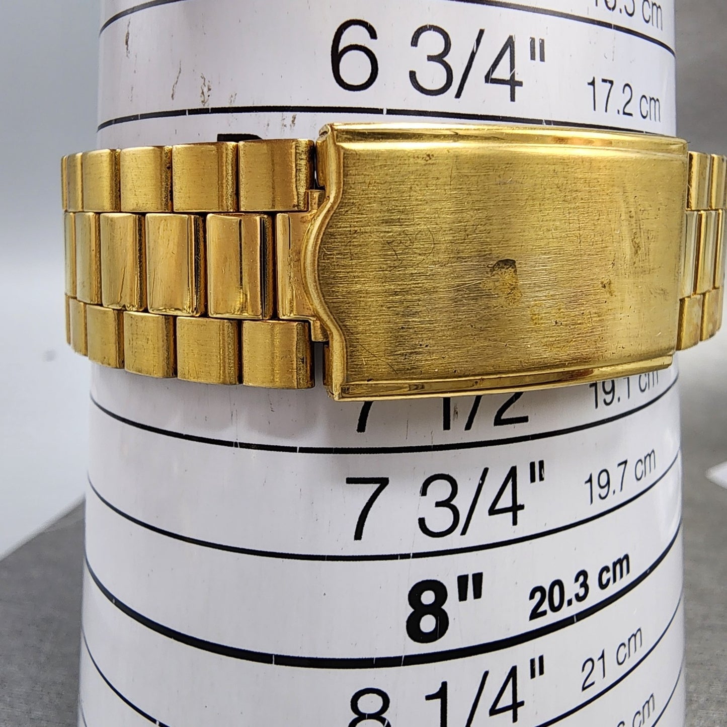 Seiko Tank Watch Men 25mm Gray Dial Gold Tone Rectangle 5p315a80 New Battery10