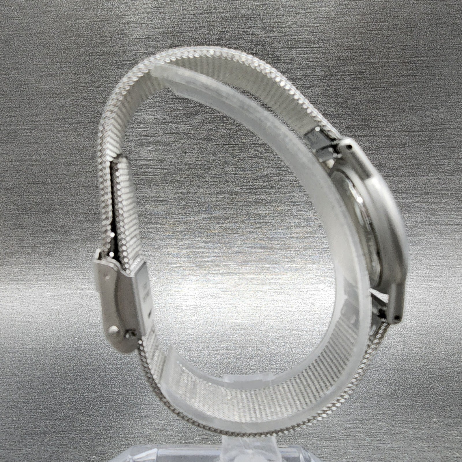 Skagen Watch Women 25mm Silver Dial Steel Round Mesh Band 4SSS New Battery8