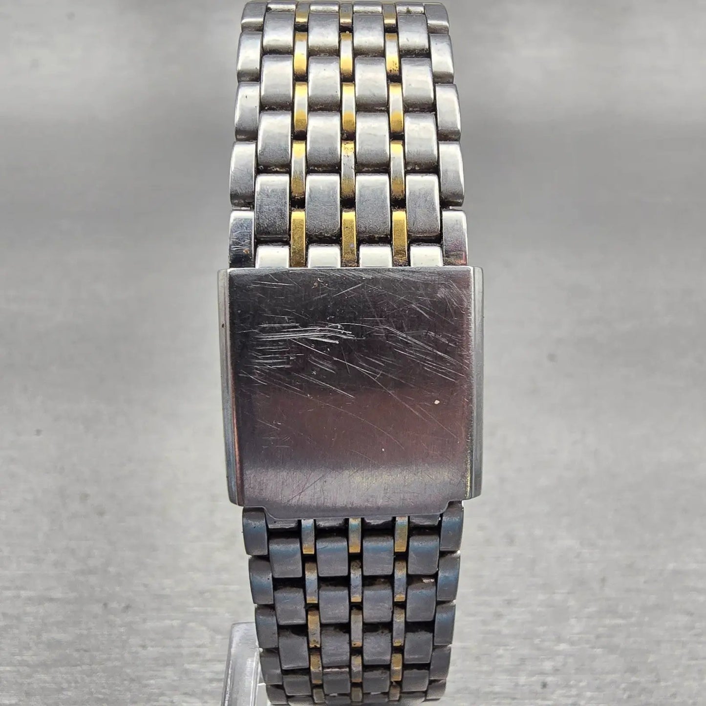 Seiko Watch Men 36mm Champagne Dial Silver Tone Round 7N01-0AL0 New Battery VTG7