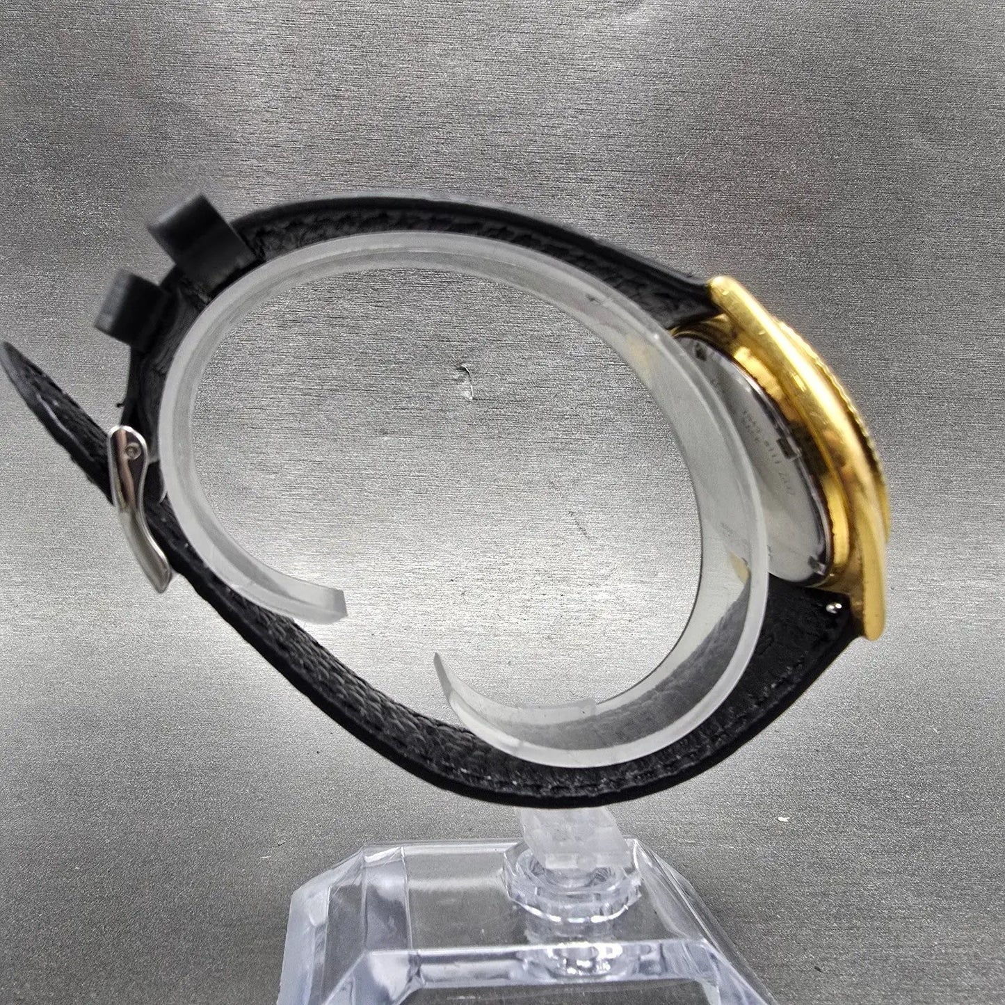 Seiko President Watch Men 35mm Gold Dial Gold Tone Daydate 7N43-8111 New Battery8