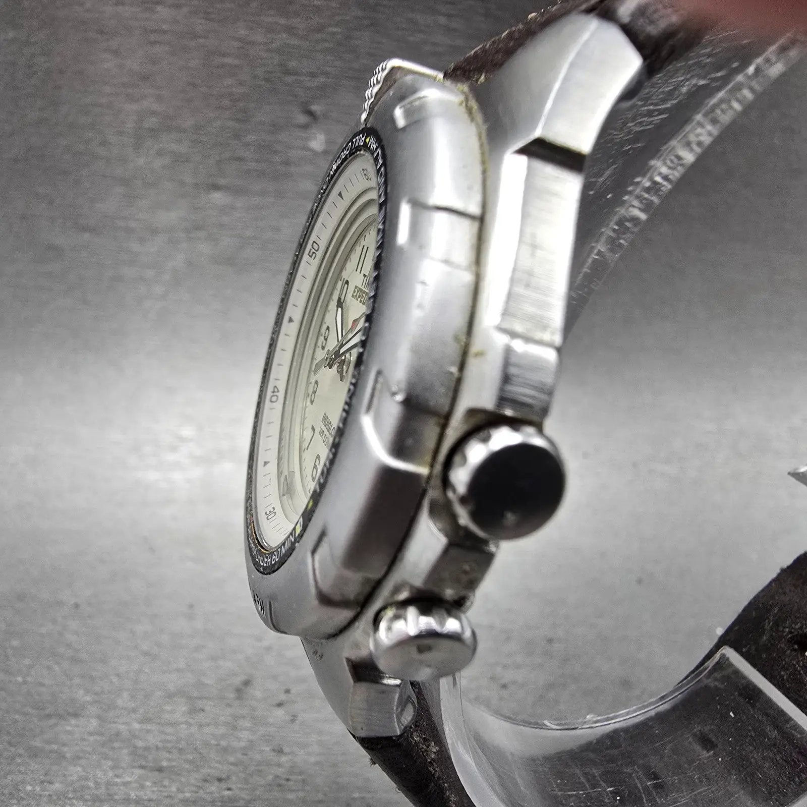 Timex Expedition Shenmue Watch Men 40mm White Dial Silver Tone Alarm New Battery2