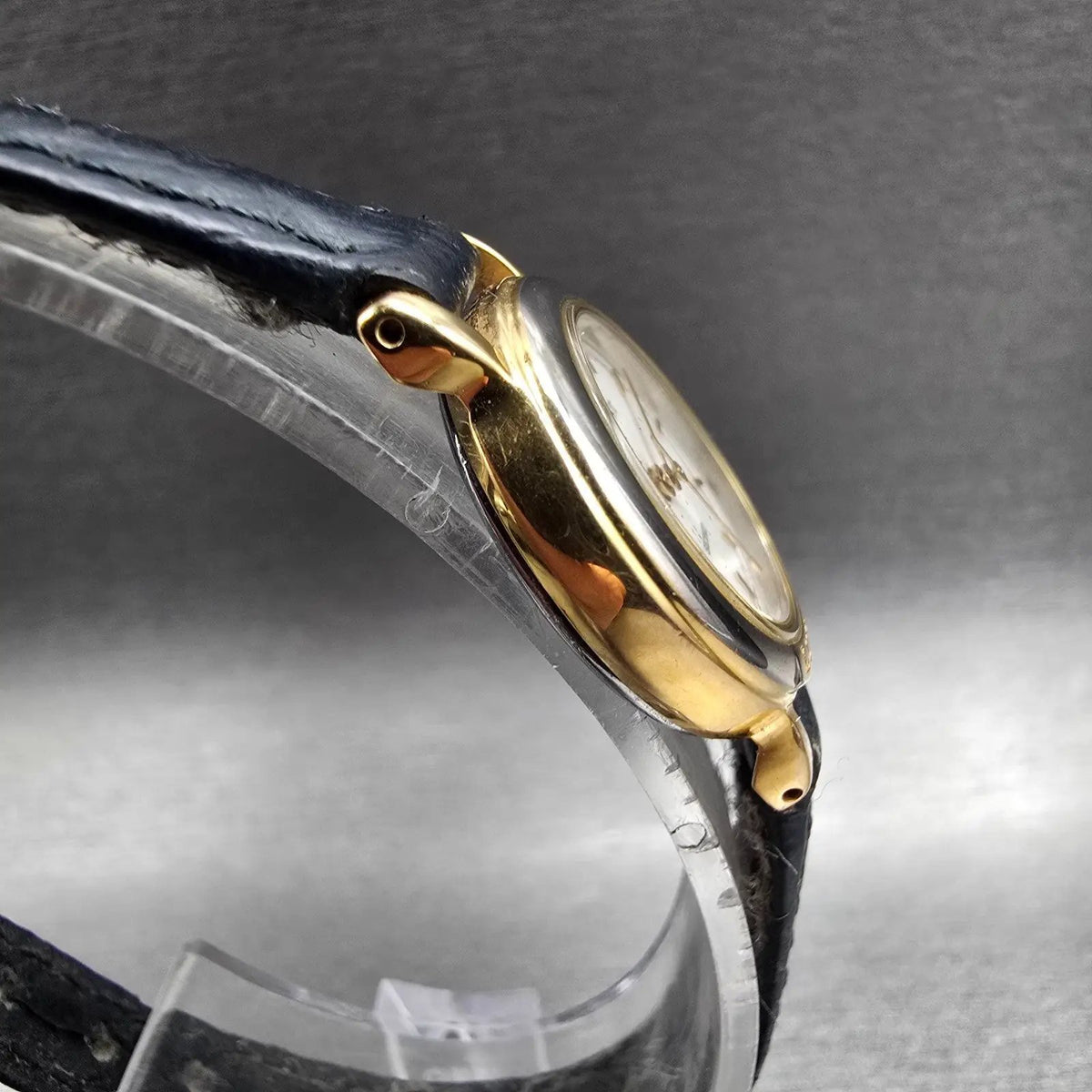 Seiko Lucent Watch Women 22mm White Dial Gold Tone Round 4N21-036A New Battery3