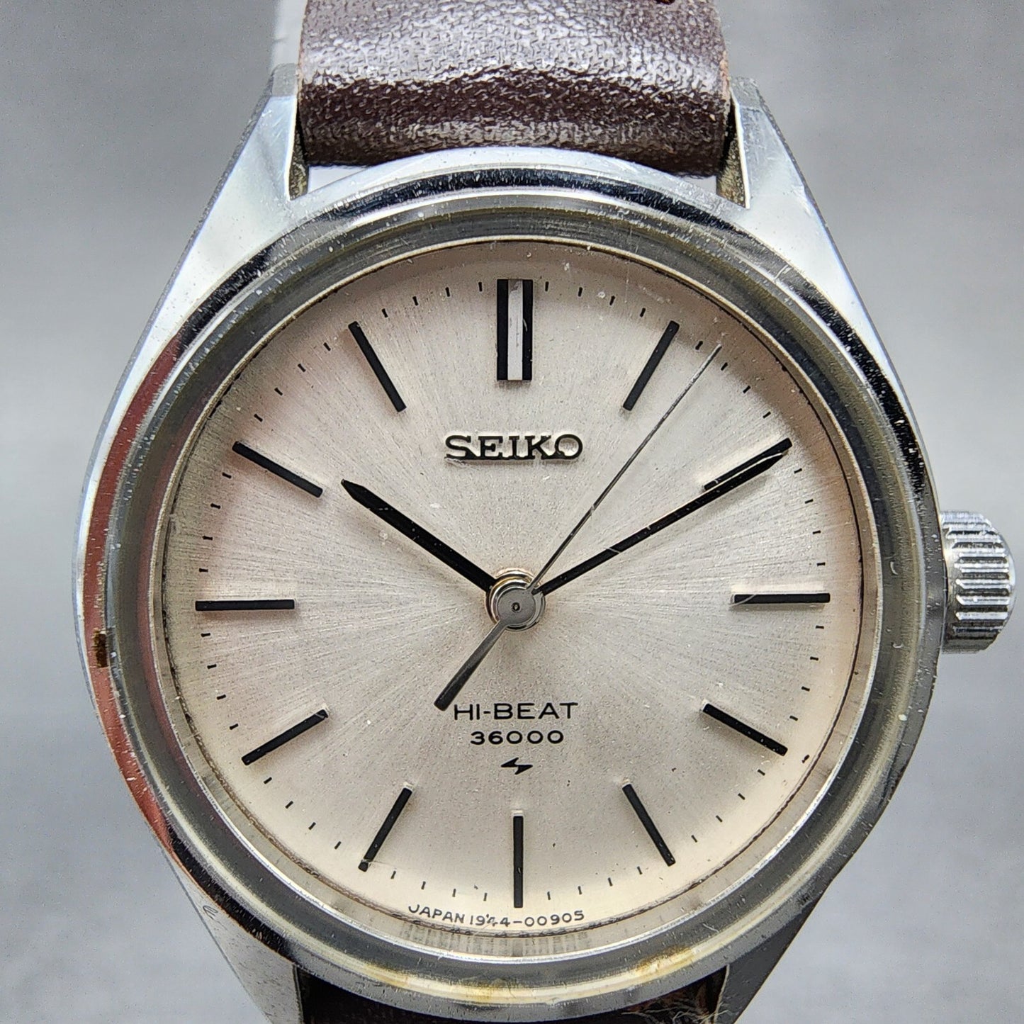 Seiko Watch Women 26mm Silver Dial Steel HiBeat Manual Wind Runs 194400401