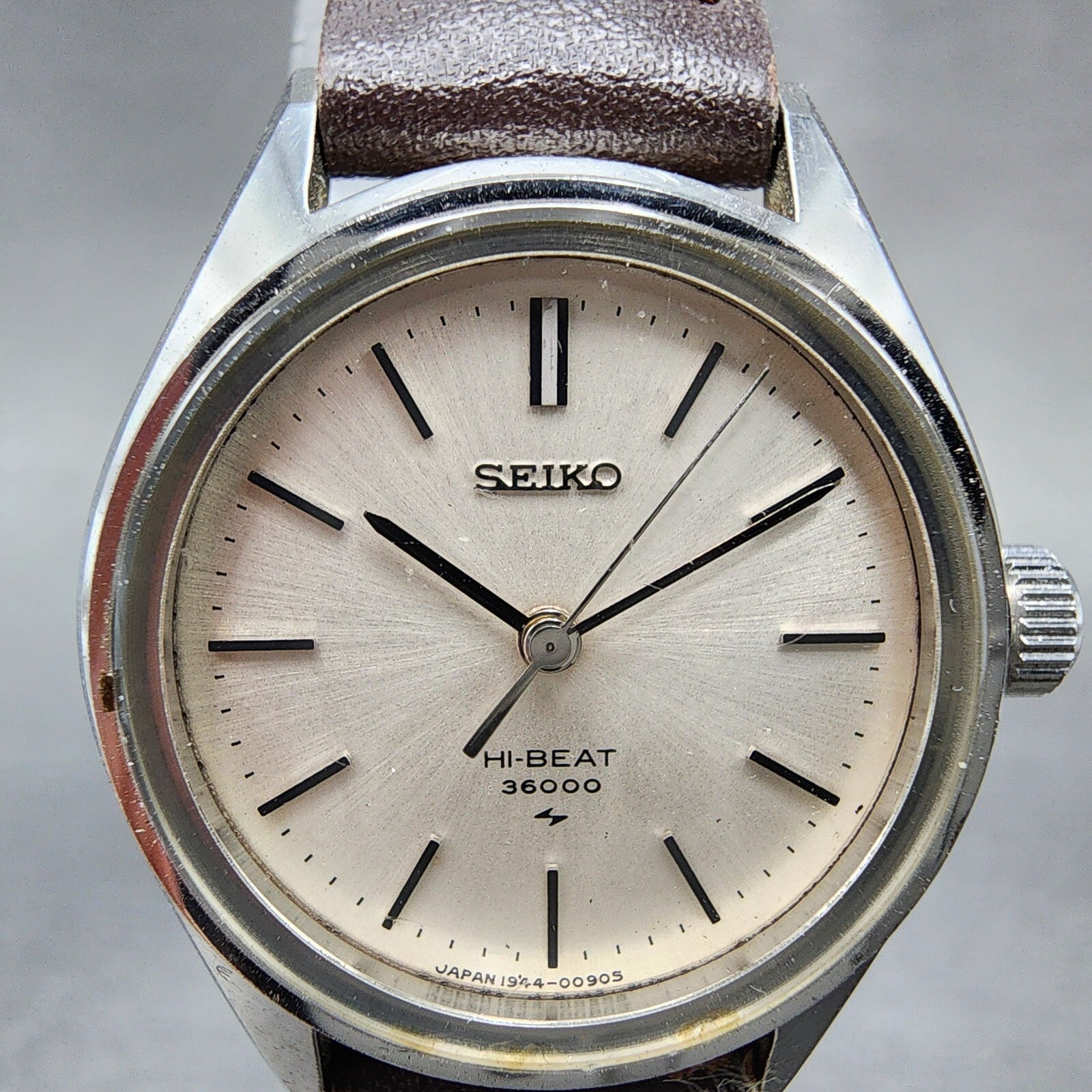 Seiko Watch Women 26mm Silver Dial Steel HiBeat Manual Wind Runs 194400401