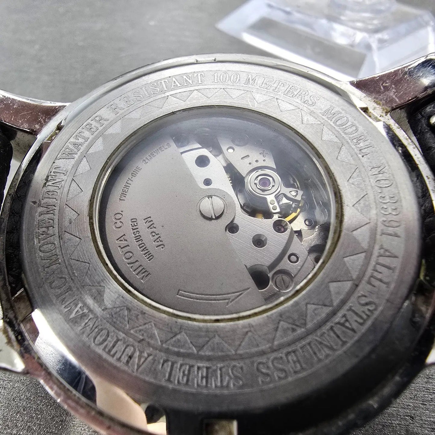 Invicta Force Automatic Watch Men 46mm Cream Dial Steel Date Round 3391 Runs9