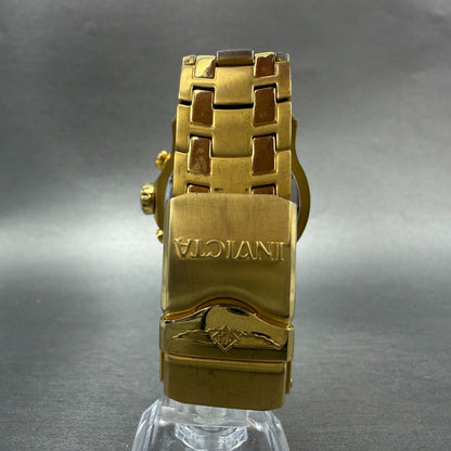 Invicta Pro Diver Watch Women 38mm MOP Dial Gold Daydate Round 17558 New Batt7