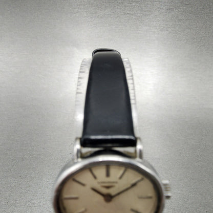 Longines Watch Women 23mm White Dial Steel Oval Manual Wind Runs Cal L817.44