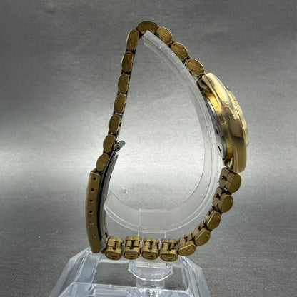 Citizen CQ Watch Women 24mm Champagne Dial Gold Tone Daydate 6000-S14323 NewBatt8