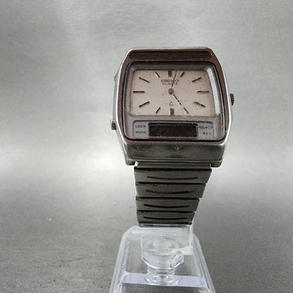 Seiko Analog Digital Watch Men 32mm White Dial Steel H2595010 PARTS6