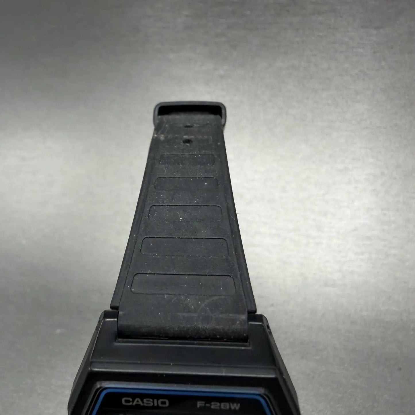 Casio F-28 Watch Men 34mm Digital Black Tone Alarm Chrono Octagon New battery4