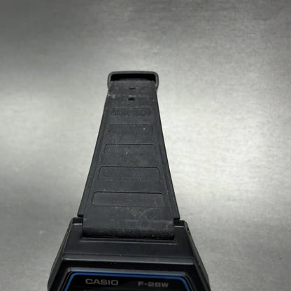Casio F-28 Watch Men 34mm Digital Black Tone Alarm Chrono Octagon New battery4