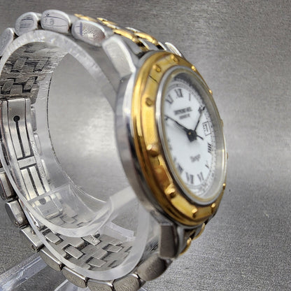 Raymond Weil Tango Watch Women 28mm White Dial Two Tone Date Round New Battery A3