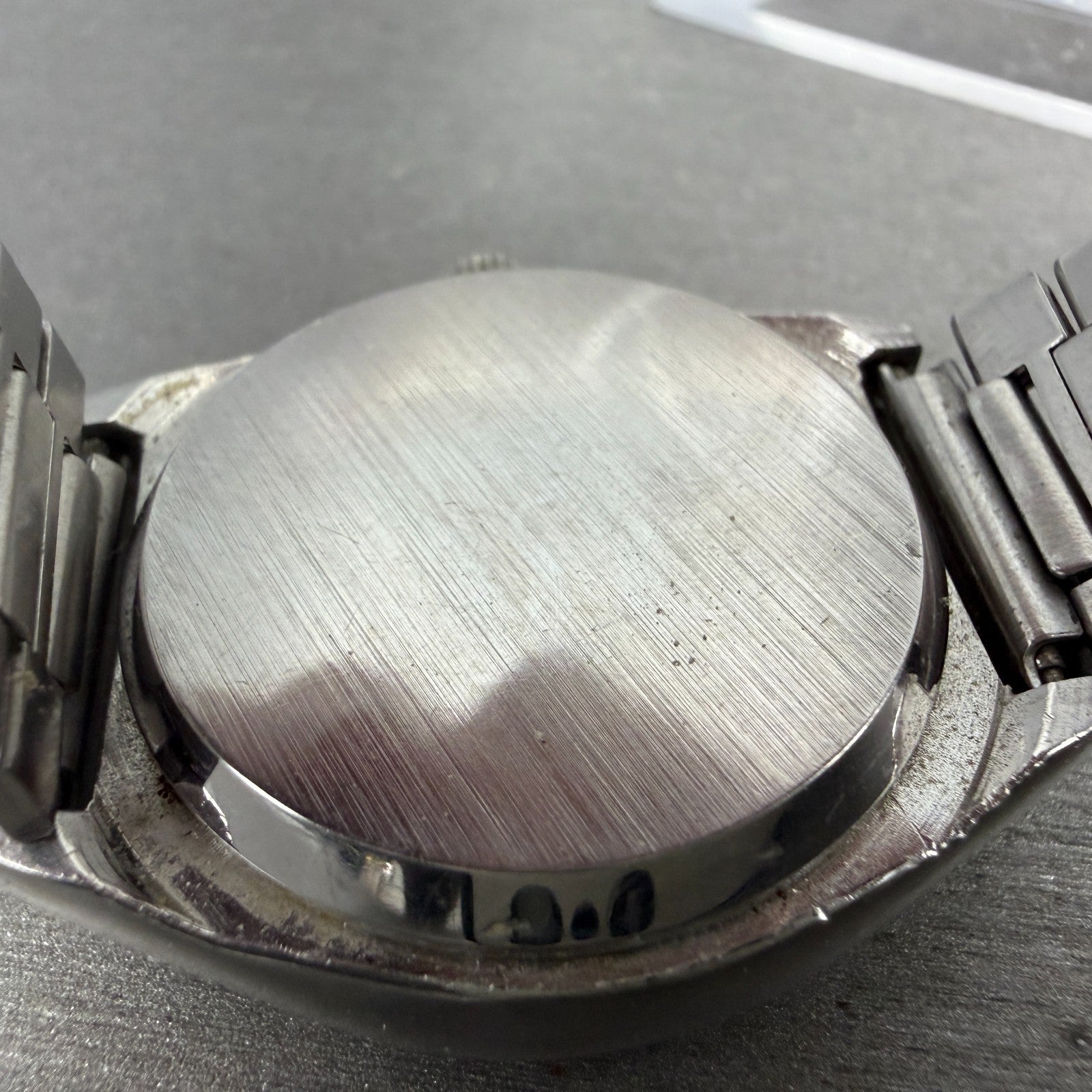 Tissot Seastar Quartz Watch Men Silver Dial Steel Date Round Vintage PARTS10