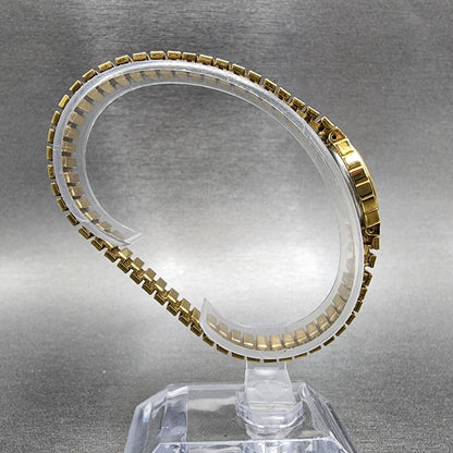 Citizen Watch Women 17mm Champagne Dial Gold Tone Oval 5920S056331 New Battery8