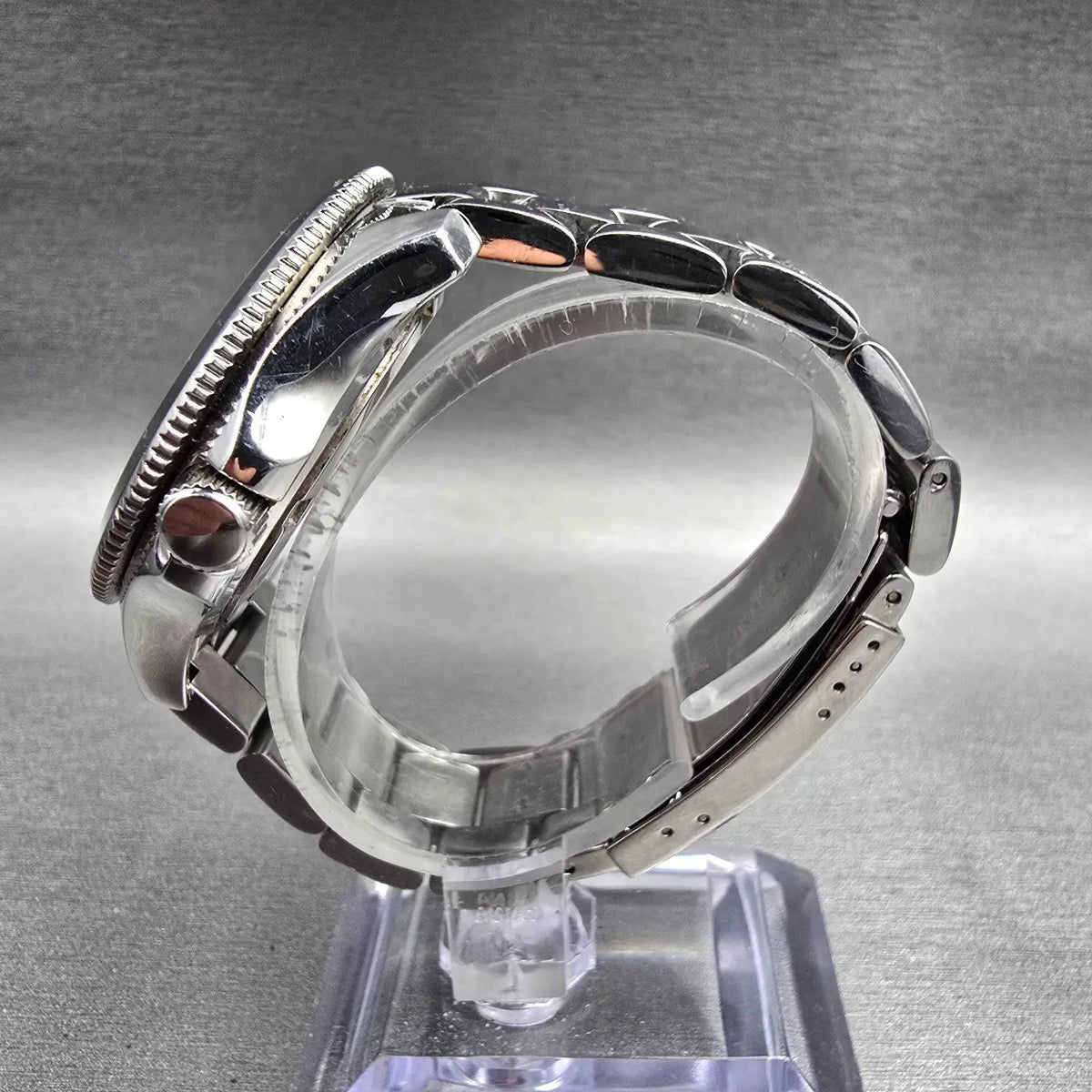 Fossil Cecile Watch Women 40mm Purple Dial Silver Tone Daydate AM4555 New Batt6