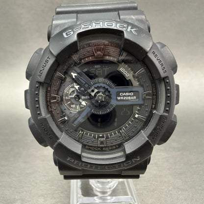 Casio G-Shock GA-110 Watch Men 51mm Ana Digi Black Alarm Chrono New Battery ABC0